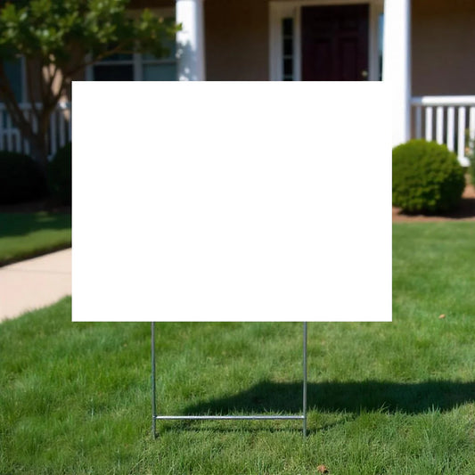 custom 18x24 yard sign Fayetteville NC
real estate yard sign coroplast outdoor