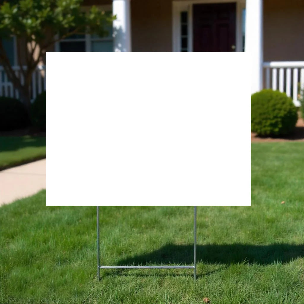 custom 18x24 yard sign Fayetteville NC
real estate yard sign coroplast outdoor
