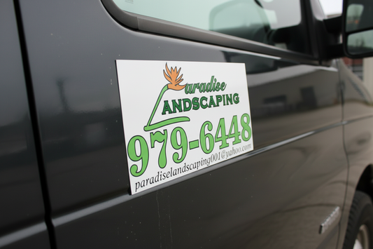 custom car magnet on vehicle door fayetteville nc business signage