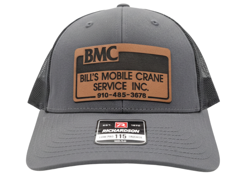 Custom Logo Iron On Leather Patches | Laser Engraved Leatherette Patches for Hats & Apparel