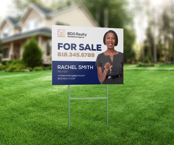 custom 18x24 yard sign Fayetteville NC
real estate yard sign coroplast outdoor
